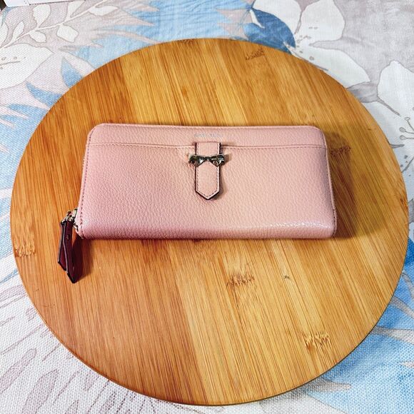 Ann Klein Zip up Leather wallet - Picture 1 of 12